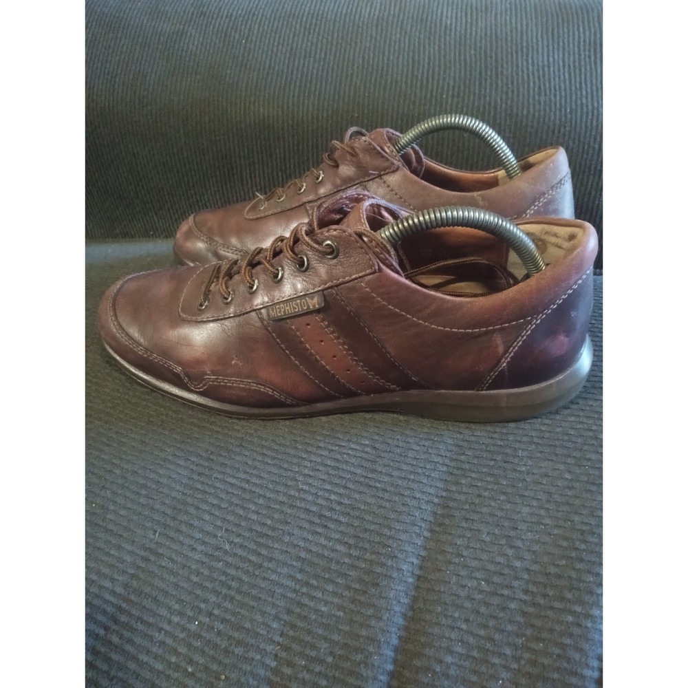 Mephisto Air-Jet BROWN Leather‎ Walking Shoes Men's 8.5 Comfort + Quality